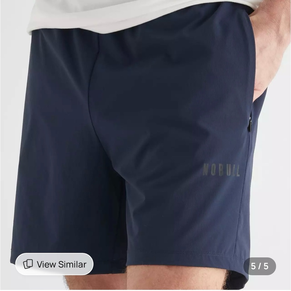 NOBULL Blue Athletic Shorts Performance Fit